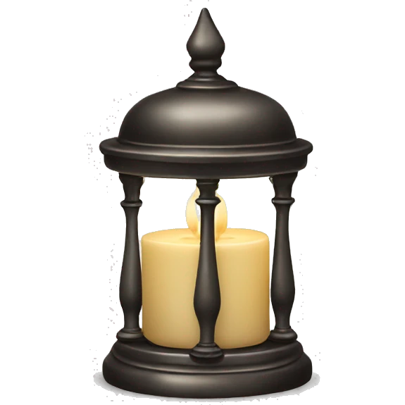 Vintage candle holder emoji