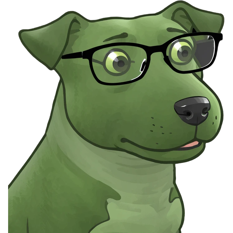 Cane con occhiali  emoji