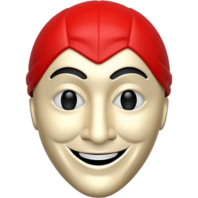 Money Heist mask emoji  emoji