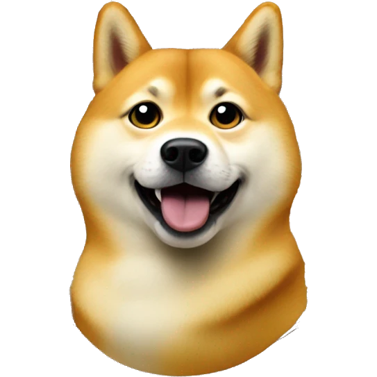 dogecoin to the moon emoji