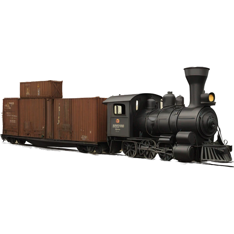 19th century freight train emoji