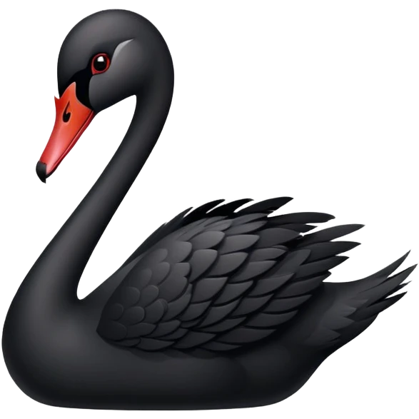 Black swan emoji