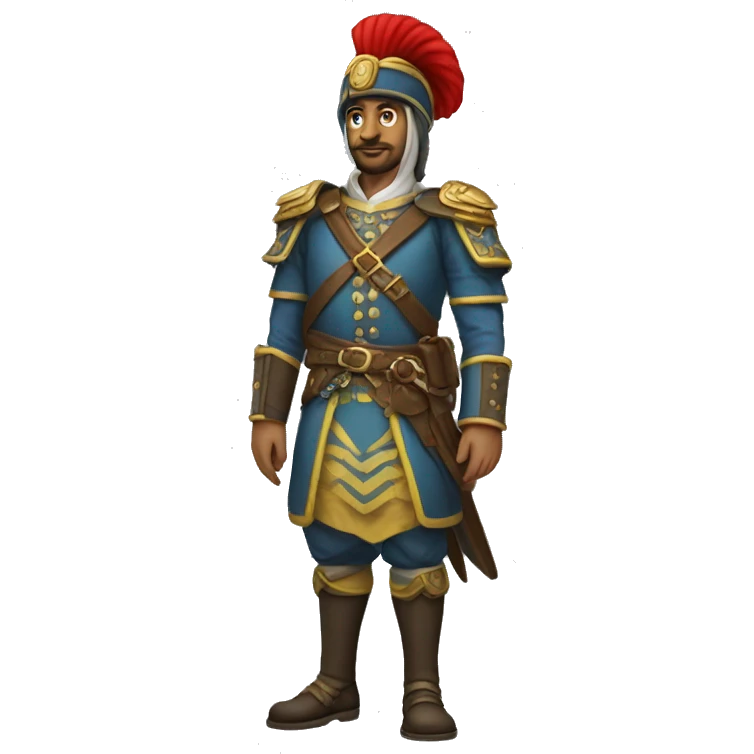 full-length Janissary commander emoji