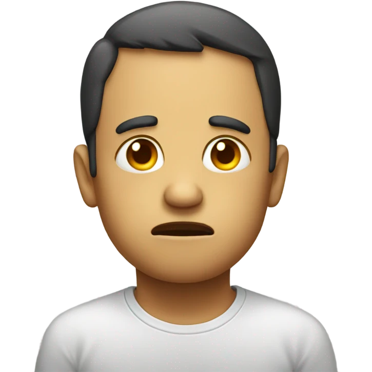 sad face emoji