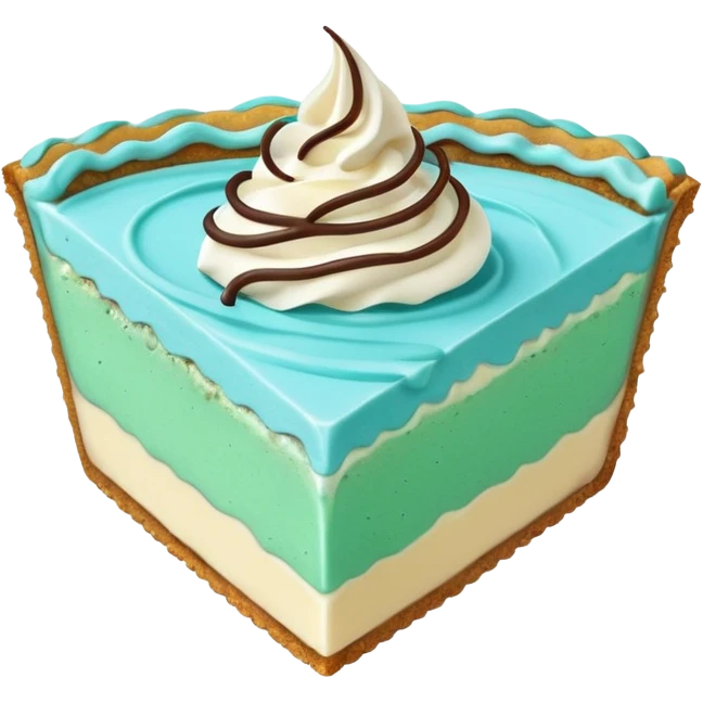 a slice of baja blast pie emoji