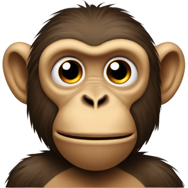 Monkey with a cigarette  emoji
