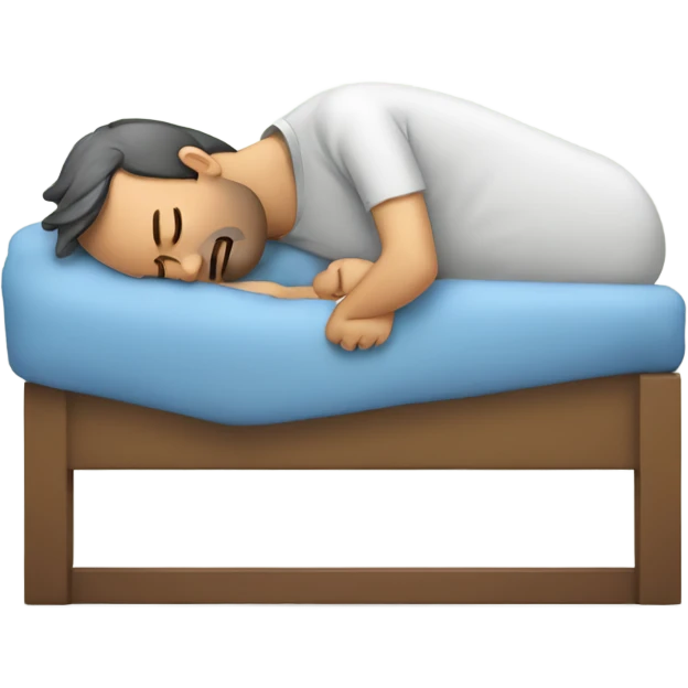 Dad sleeping and snoring  emoji