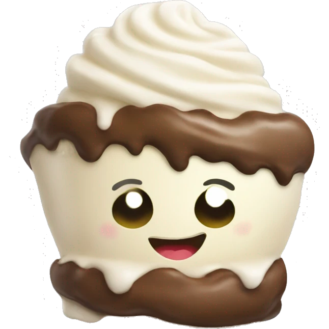 Summer vibe ice cream emoji