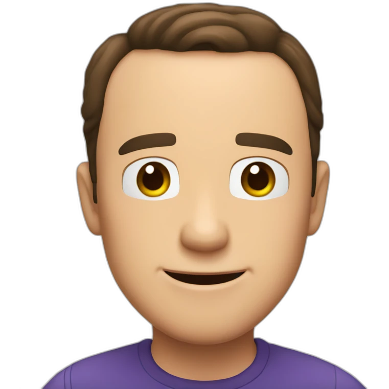 Sheldon Cooper riendo emoji