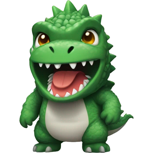 Cute Godzilla emoji