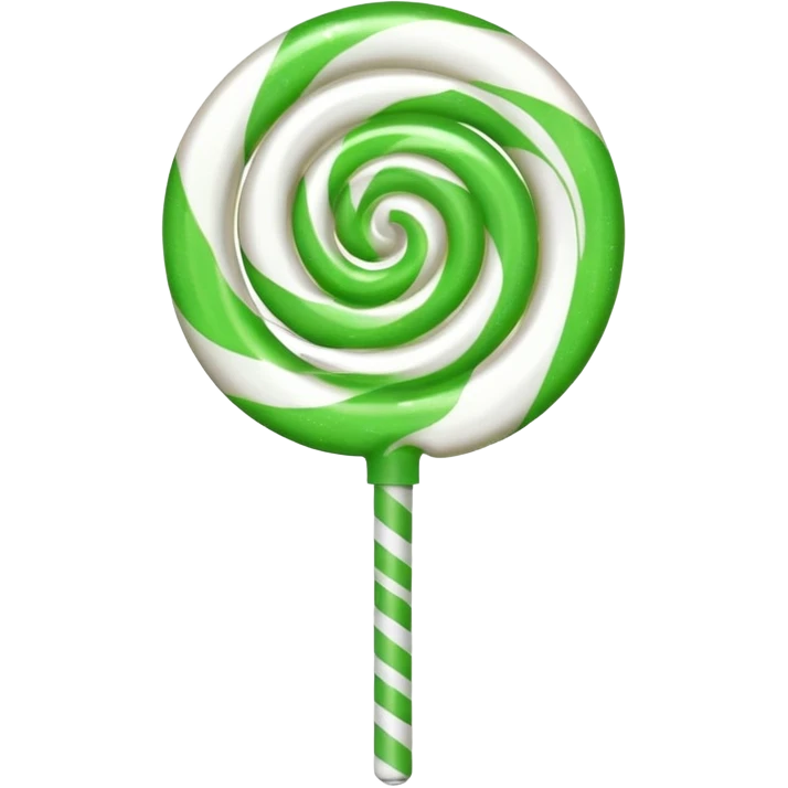 glitter toxic white lollypop 
 emoji