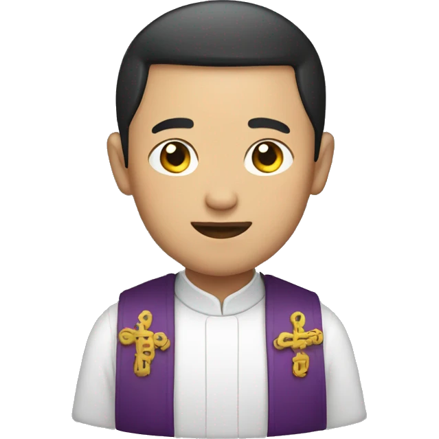 asian priest emoji