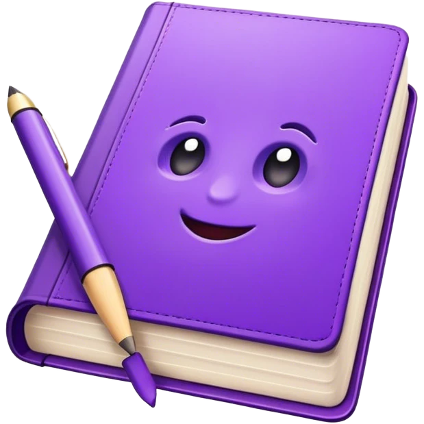 purpe book emoji