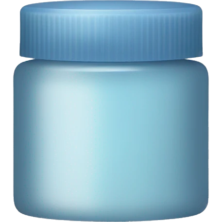 blue-grey bottle of scalp scrub emoji