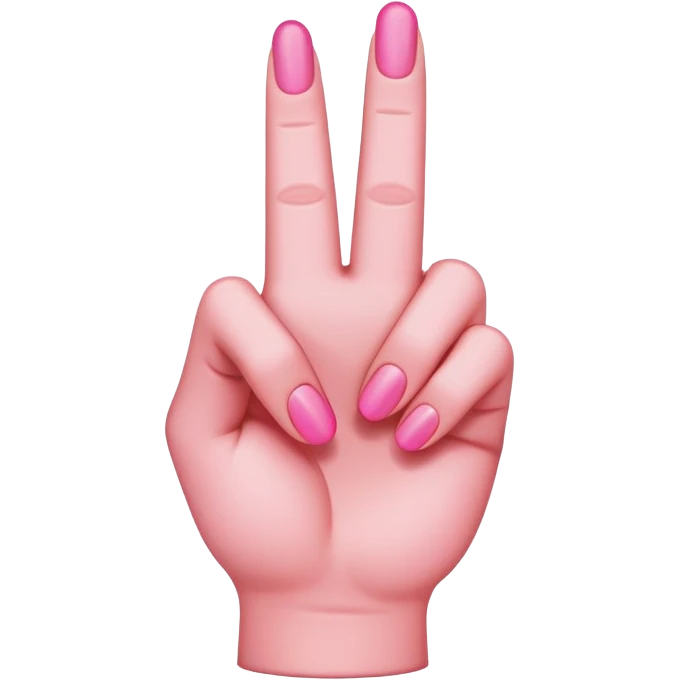 Pink middle finger  emoji