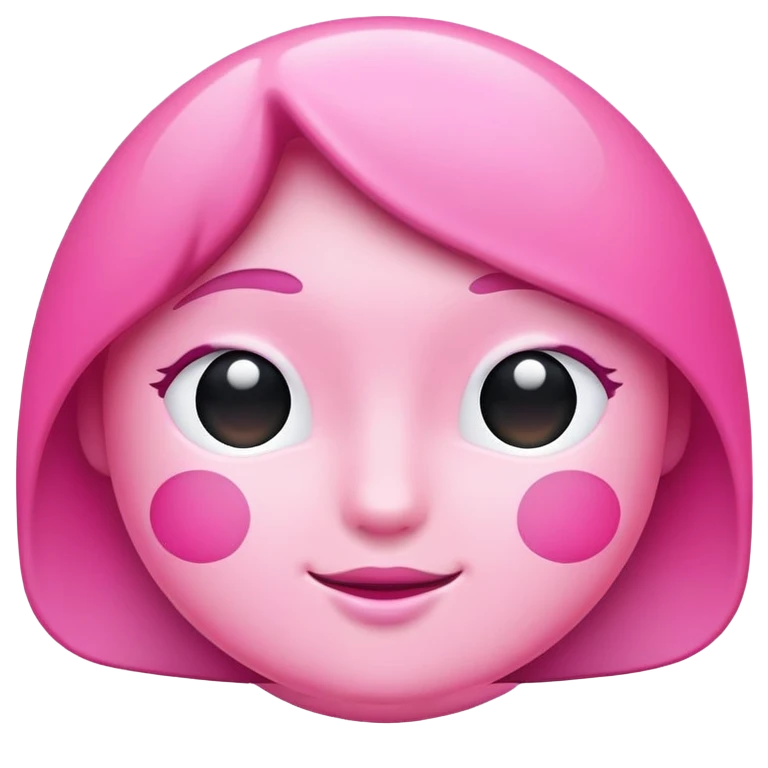 Pink emoji