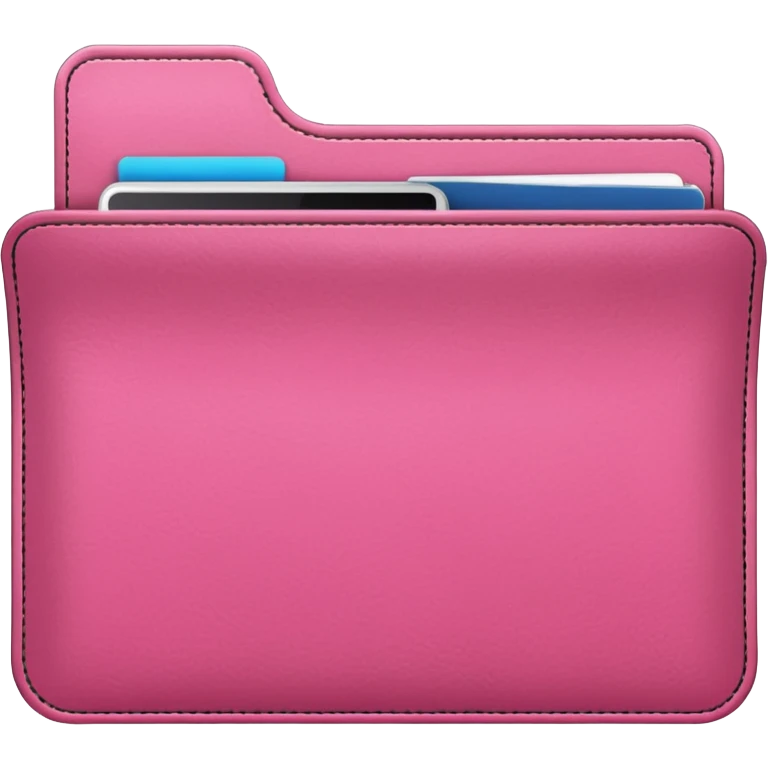mix pink folder emoji