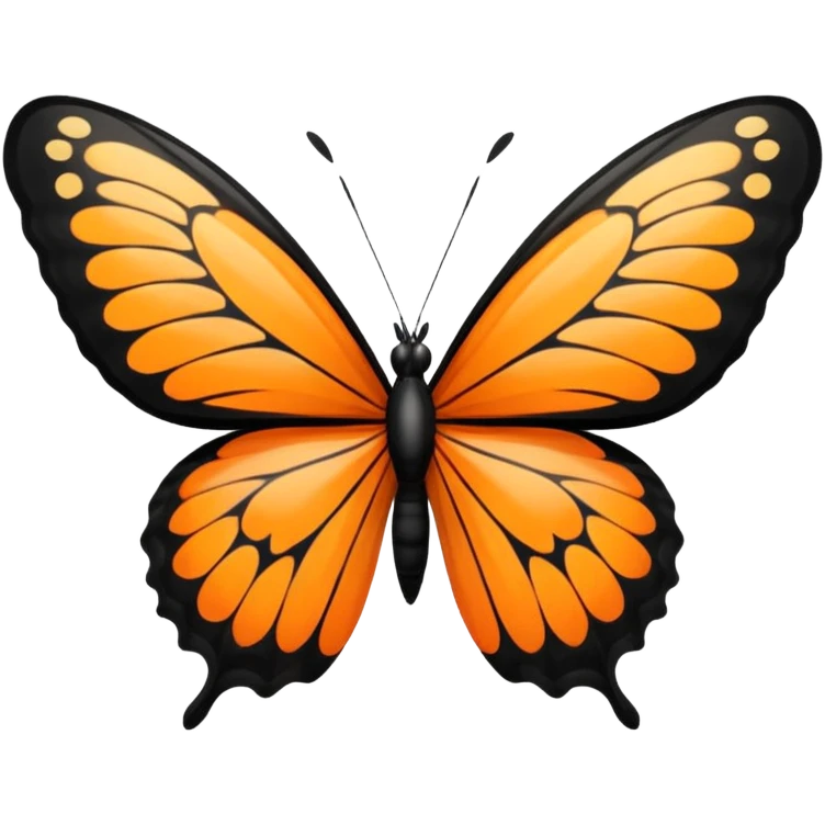 flying butterfly emoji