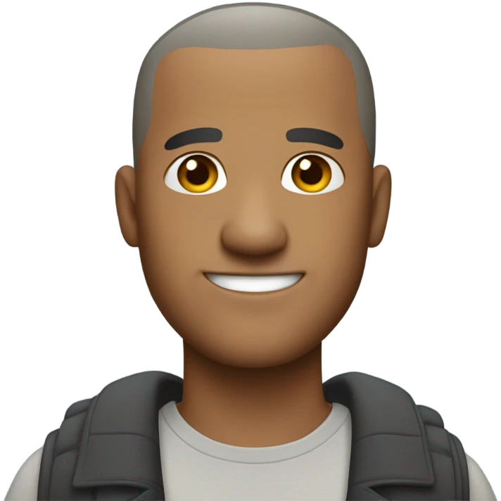 Dad having buzz cut emoji