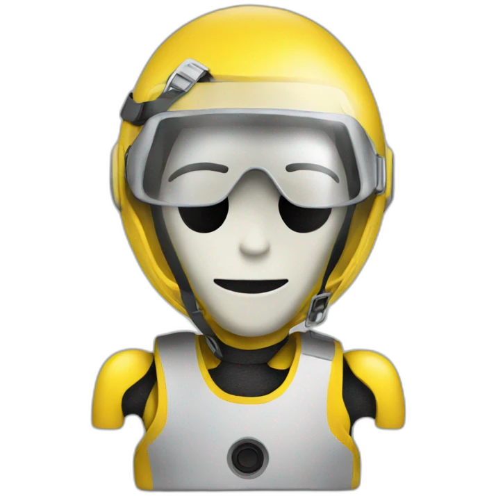 Crash test dummy emoji