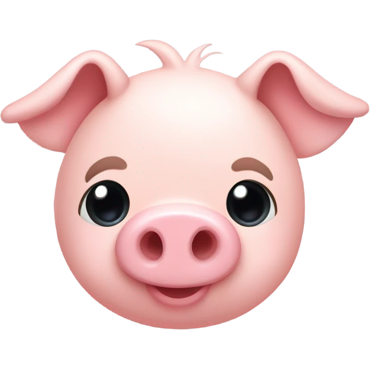 stuffed pig cute emoji