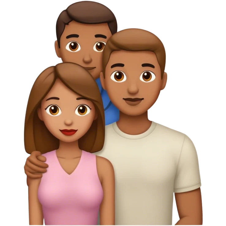 pareja de hombre y mujer enamorados emoji