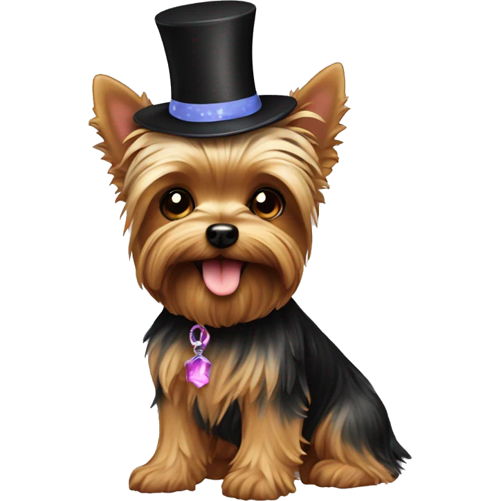Party yorkie  emoji
