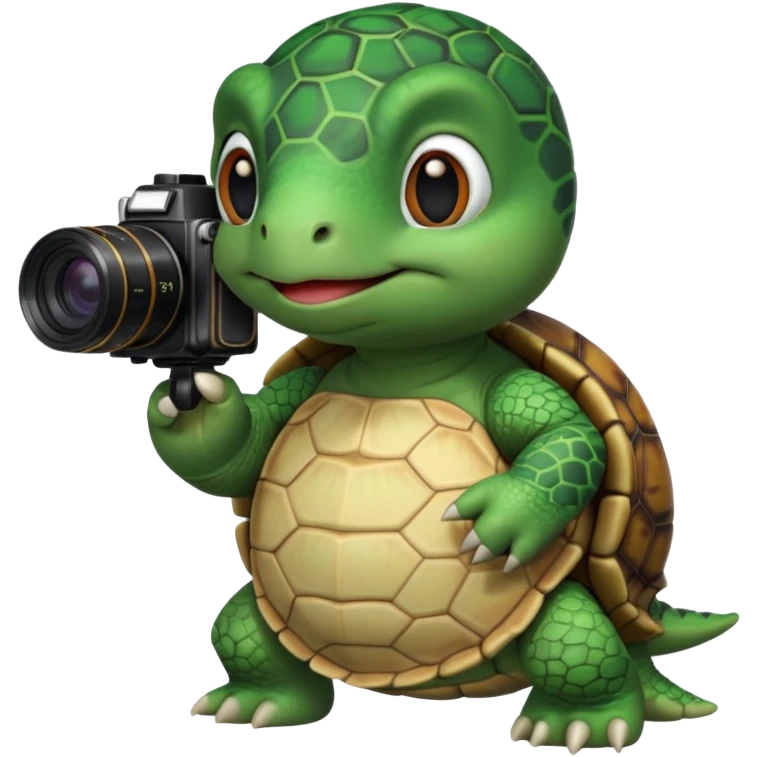 cheongsam ancient turtle with camera emoji
