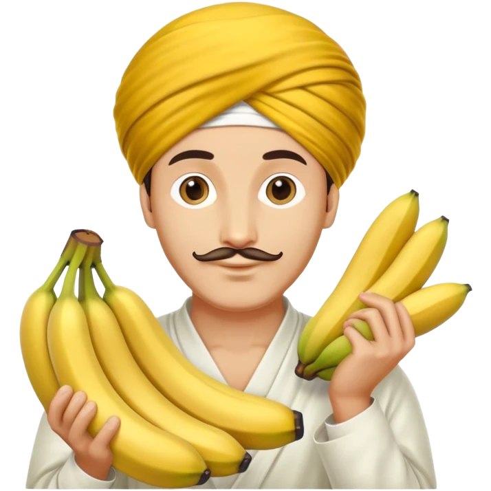 Bananas and nihang emoji