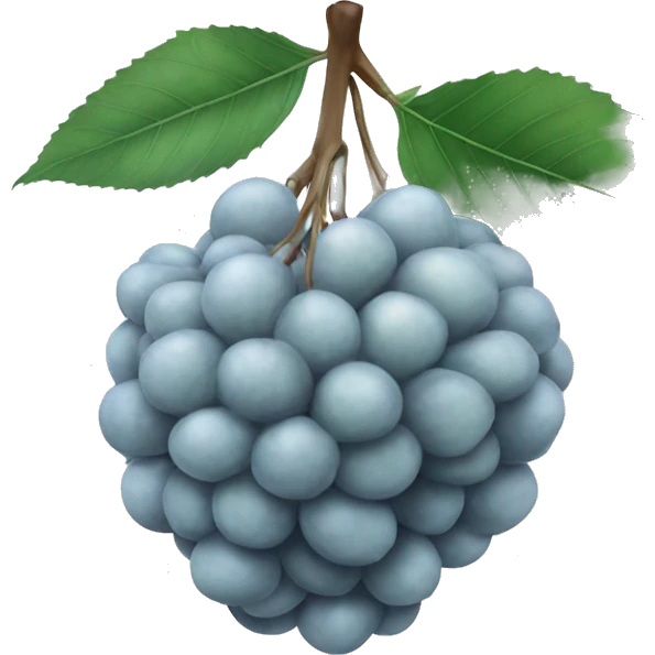Blue Lychee Fruit emoji