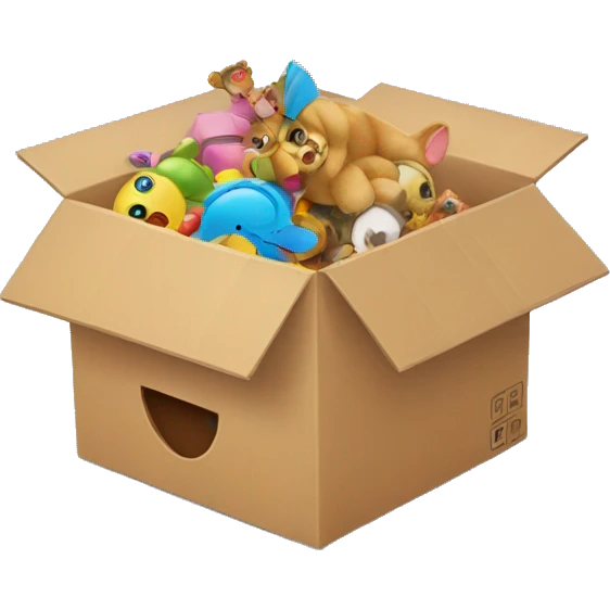 box full of toys emoji