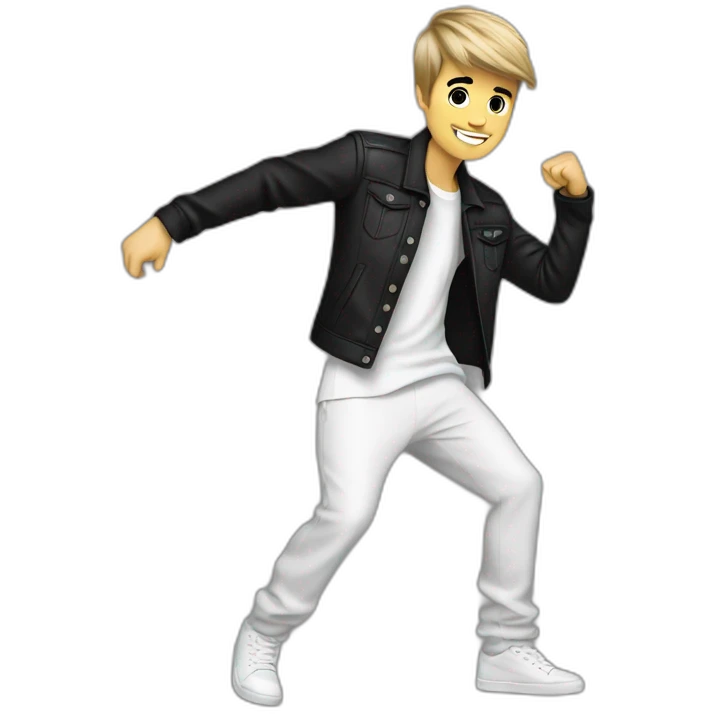 Justin Bieber dancing emoji