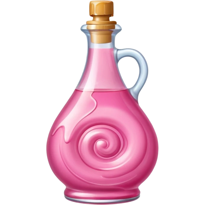 Pink syrup in syrup bottle emoji