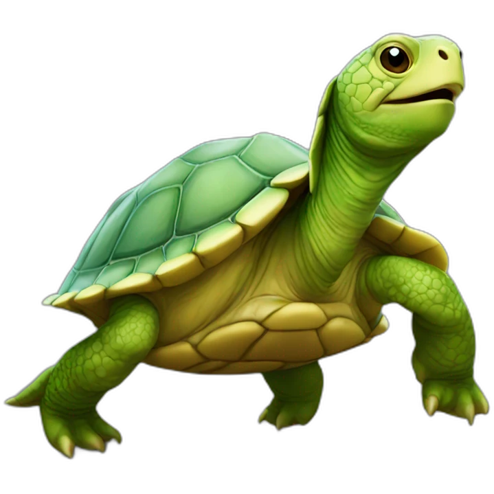Tortue champion emoji