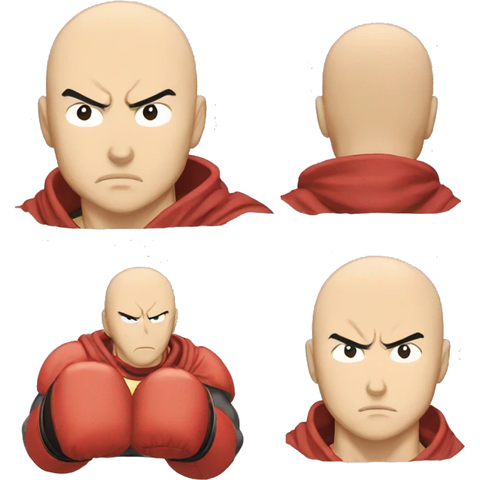 Saitama serious punch emoji