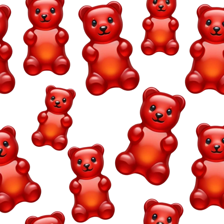 red Gummy Bears emoji