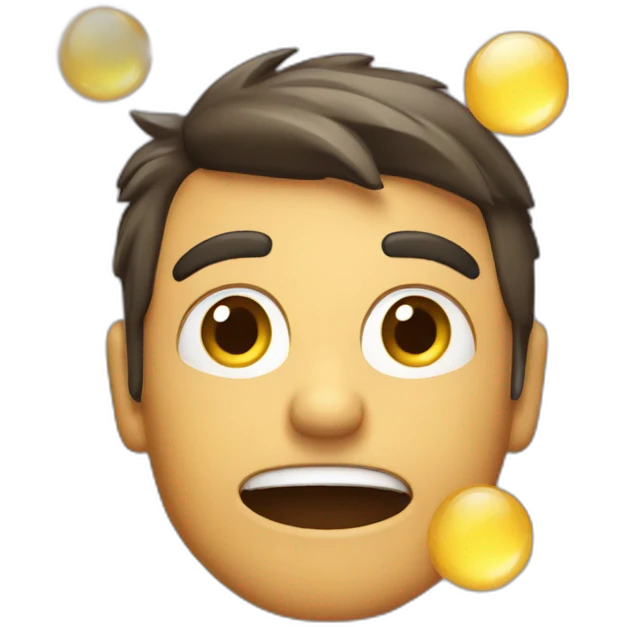 Mild-panic-with-sparkles emoji