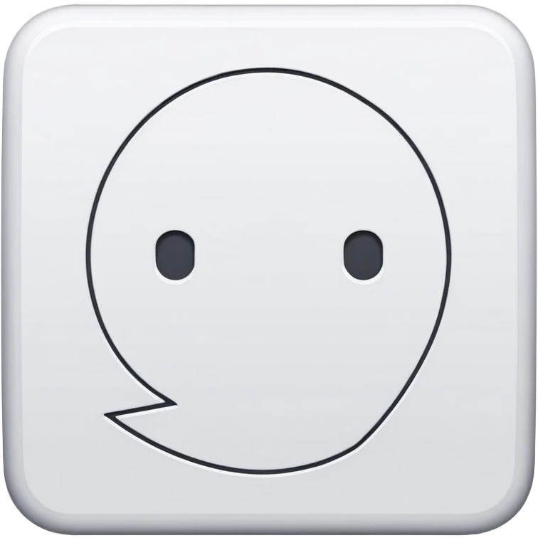 a symobol like a square without a top emoji