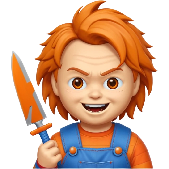 Un emojin de chuky emoji