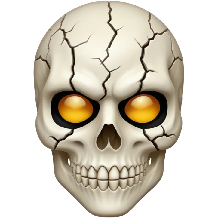 Scary bones Mask emoji
