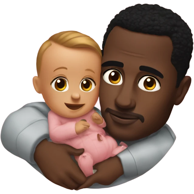 Diddy with baby pił emoji