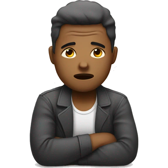 A emoji who is tired emoji