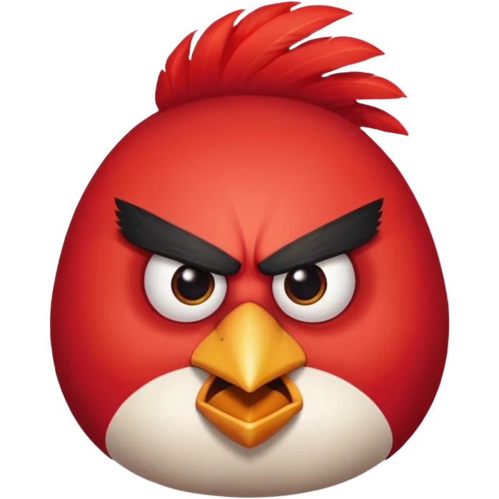 angry bird emoji