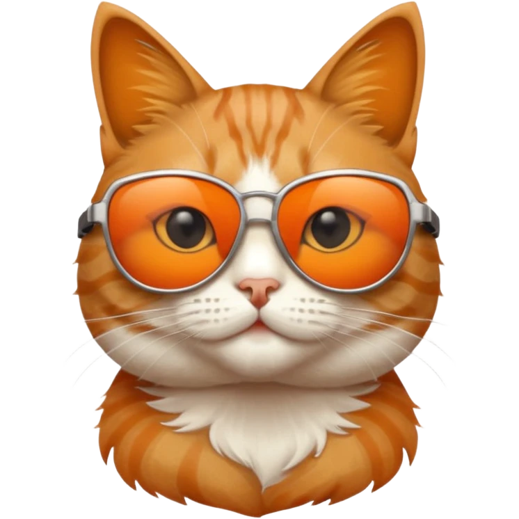 Cat wearing sunglasses emoji