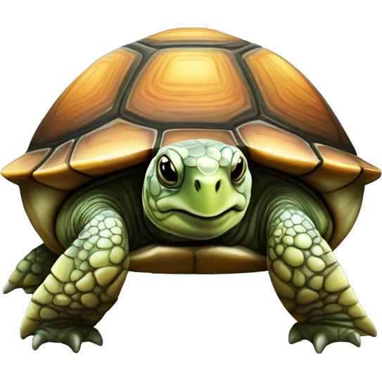 Une tortue de l'espace dans un vaisseau spatial emoji