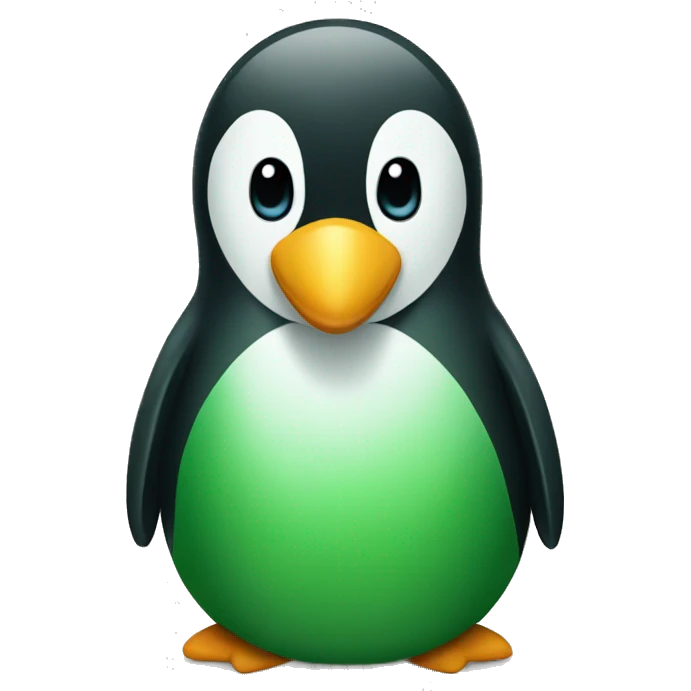 green pinguin emoji