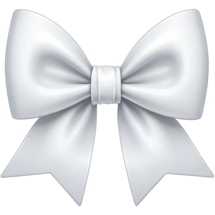 White bow emoji