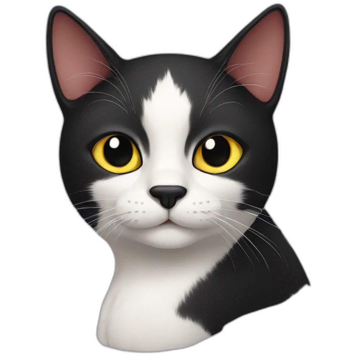 black CAT emoji