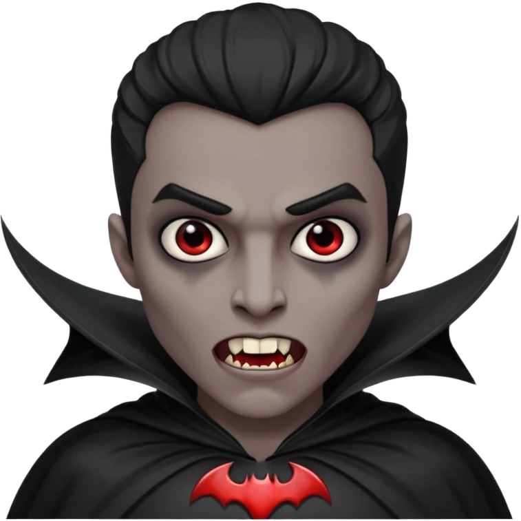 Black vampire emoji