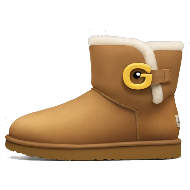 Platform Ugg shoes emoji